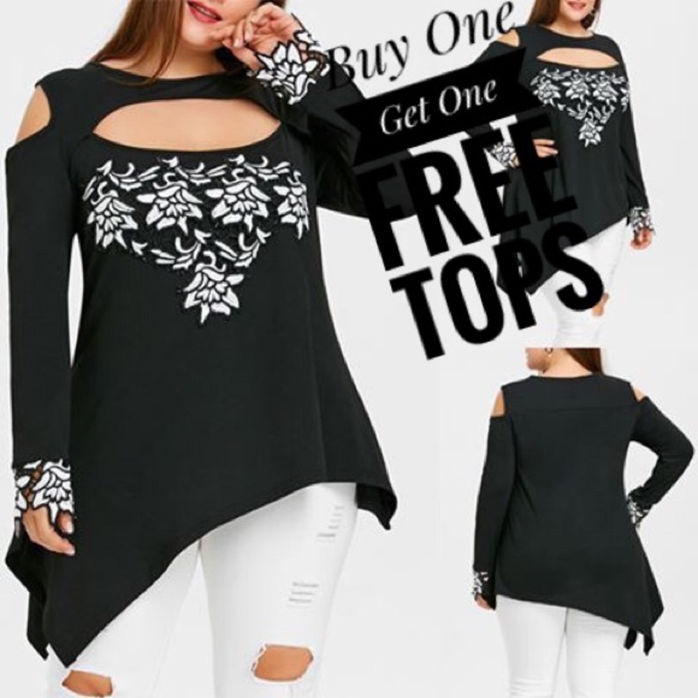 Cold Shoulder Asymmetric Top
